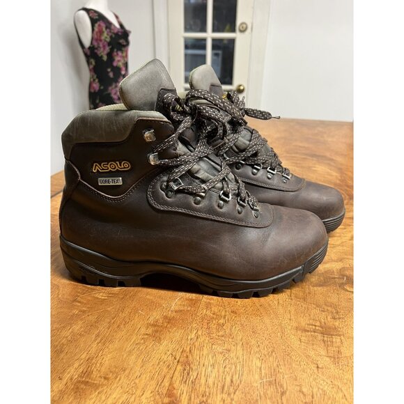 Asolo AFX 520 GV Gore-Tex Hiking Boots Men’s Size 13 Brown Leather Waterproof - Picture 2 of 6